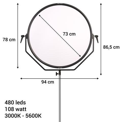 Falcon Eyes Lampe LED bicolore Sophiez So-108TDX (éclairage de studio)