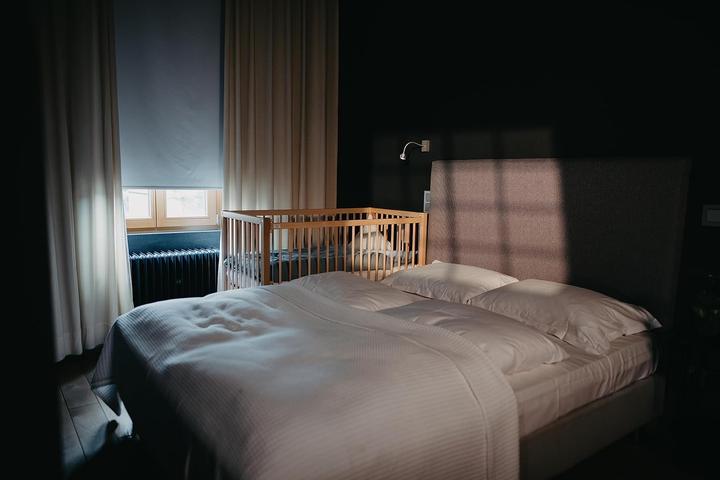 Actual product image Tissi Hajo side bed / cot