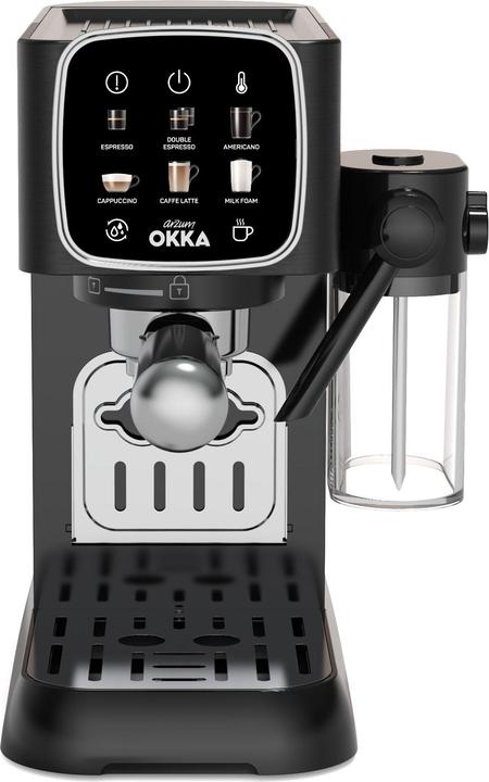 Produktbild Arzum OK0032-0500 Espressomaschine mit Siebträger Chrom mit Milchbehälter, mit