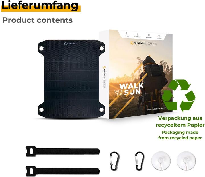 Image du produit Sunny Bag Panneau solaire flexible (6 W, 0.20 kg)