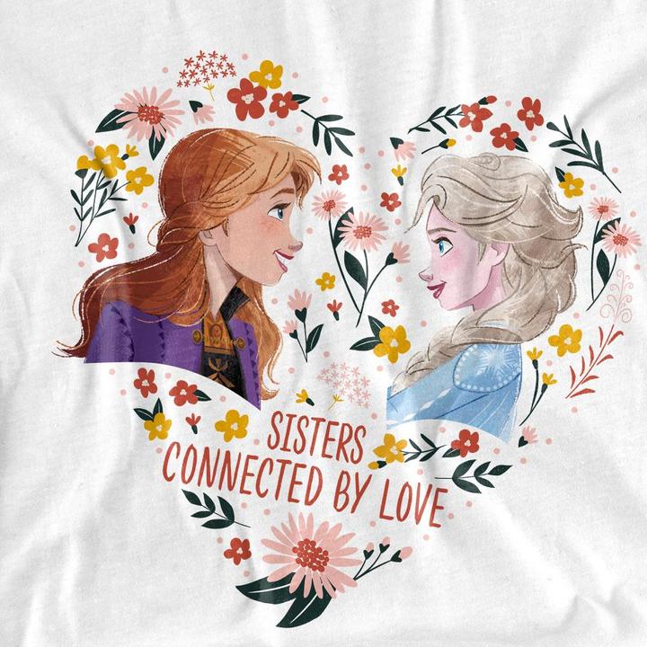 Produktbild Disney Frozen Sisters Connected By Love TShirt Valentinstag (XL)