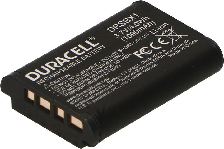Actual product image Duracell Li-Ion battery 1090 mAh for Sony NP-BX1 (Camera battery)