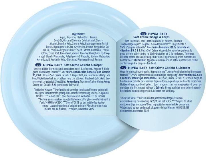 Actual product image NIVEA Soft Cream Face & Body 200ml