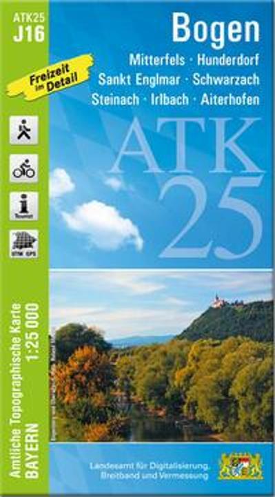 Produktbild ATK25-J16 Bogen (Amtliche Topographische Karte 1:25000)