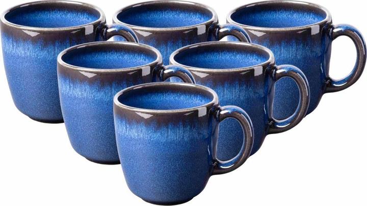 Produktbild Villeroy & Boch Kaffeetasse Lave 190 ml, 6 Stück, Blau (190 ml, 6 x)