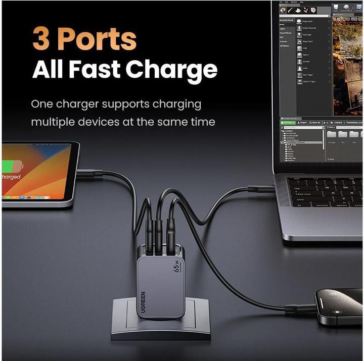Actual product image Ugreen Nexode Pro (65 W)