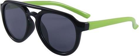 Bekos Flexible Kindersonnenbrille Schwarz / Grün