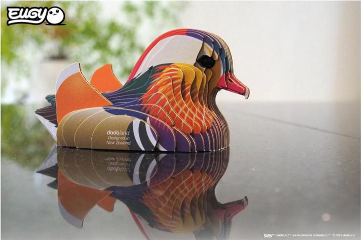 Actual product image Eugy 3D Mandarin duck craft set (MQ6)