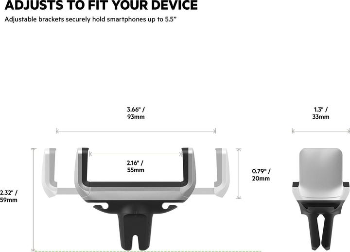 Actual product image Belkin Auto Lüftungshalterung