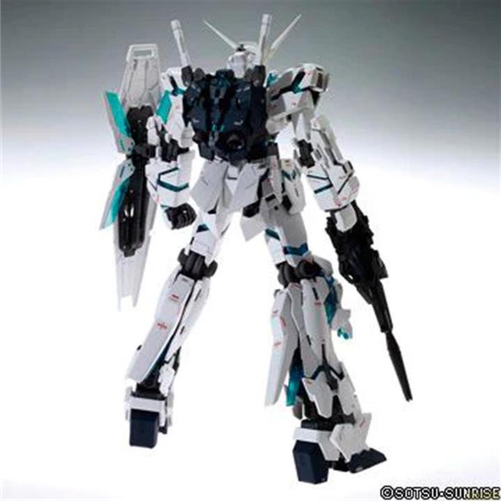Actual product image Bandai High Grade Full Armor Unicorn Gundam Destroy Mode 1:144 Model Kit