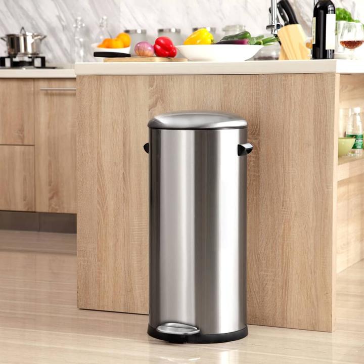 Image du produit EKO Poubelle à pédale Belle Deluxe 30 litres inox (30 l)