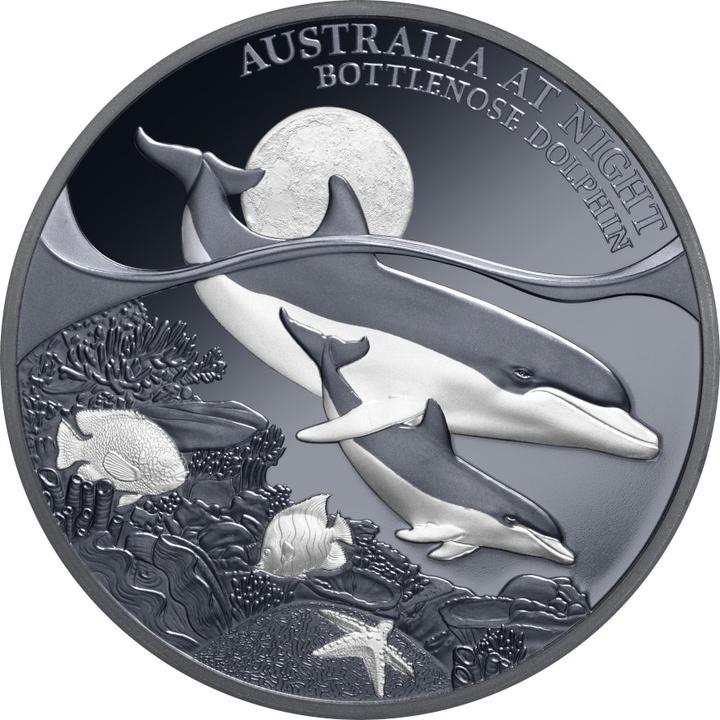 Actual product image Philoro Silber Grosser Tümmler 1 oz Black Proof - 2025 (999, 2025)
