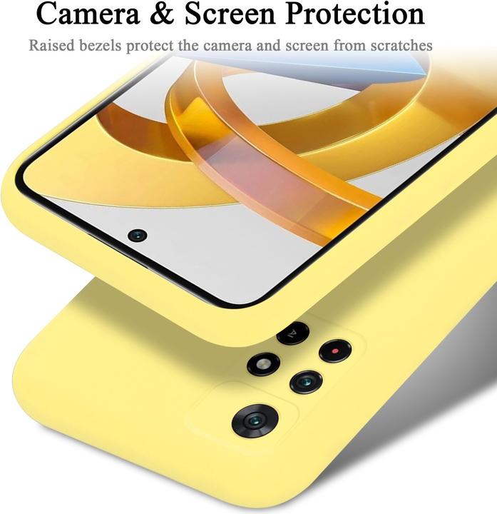 Actual product image Cadorabo TPU Liquid Silicone Case Cover for Xiaomi POCO M4 PRO 5G (Xiaomi Poco M4 Pro 5G)