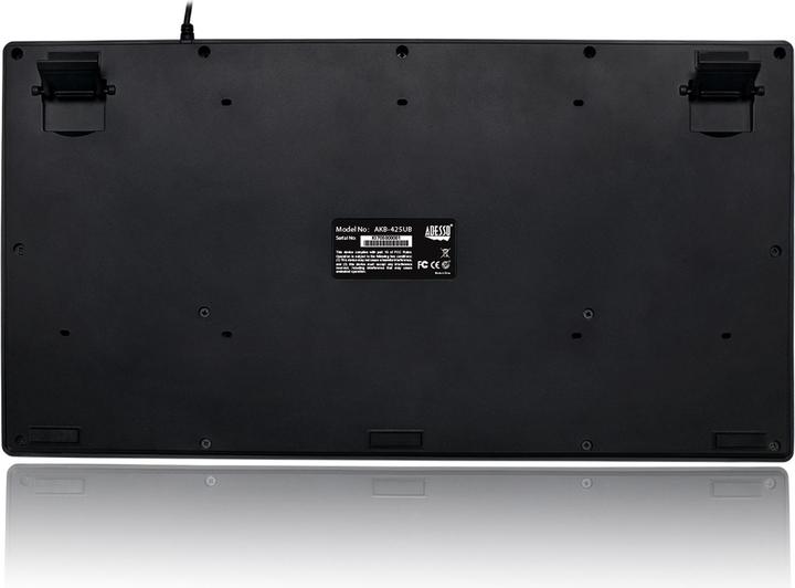 Image du produit Adesso EasyTouch™ 425UB – Touchpad Keyboard including Rackmount qwERTY layout (US, Filaire)