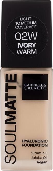 Gabriella Salvete Soulmatte Hyaluronic Foundation (02W Ivory Warm)