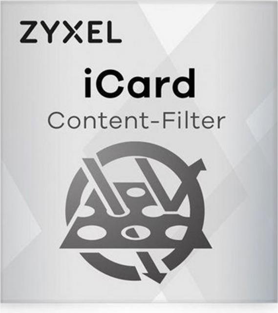 Actual product image Zyxel iCard Cyren Content Filter VPN50 (1 Devices, 12 months)