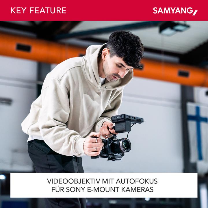Produktbild Samyang V-AF 35mm f/1.9 FE Sony E (Sony E, APS-C / DX, Vollformat)