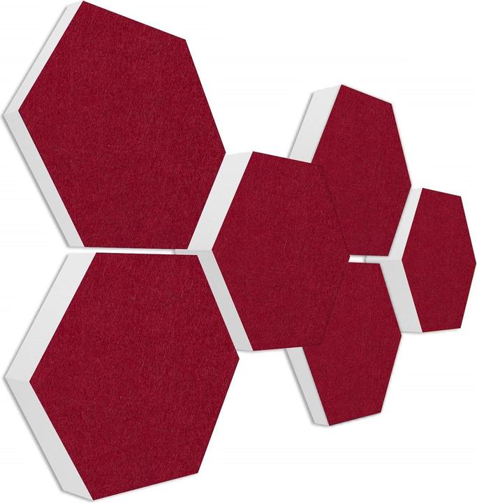 Image du produit Platino24 Absorbeur acoustique Bordeaux (6 pcs)