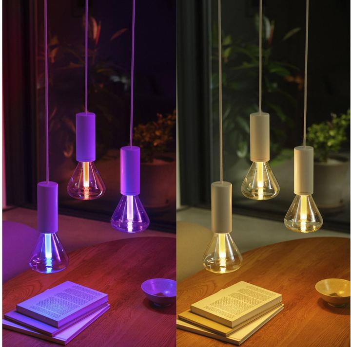 Actual product image Philips Hue White & Colour Ambiance Lightguide Triangle (E27, 6.80 W, 500 lm, 1 x, G)