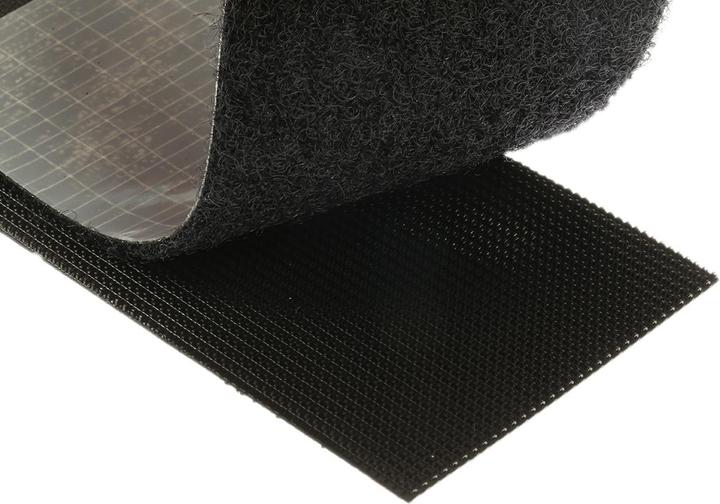 Image du produit Rs Pro Fermeture à pression Velcro, 50mm x 100mm, noir (50 mm)