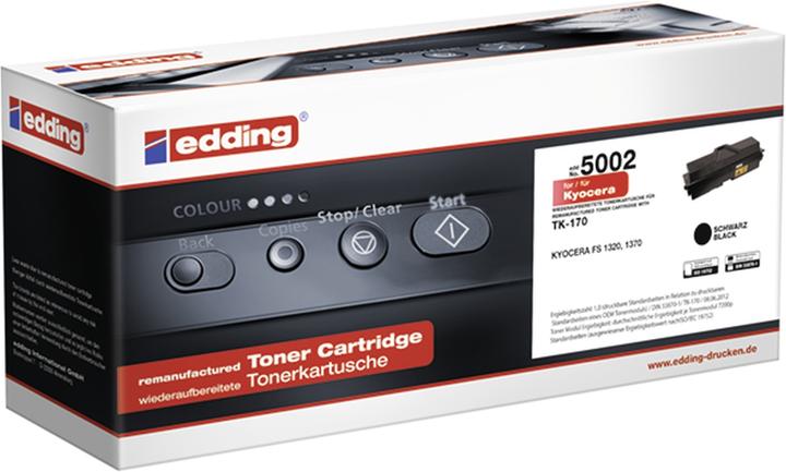 Produktbild Edding EDD-5002 - Toner - Kyocera - schwarz - TK-170 - rebuilt - Kompatibel - Tonereinh (BK)