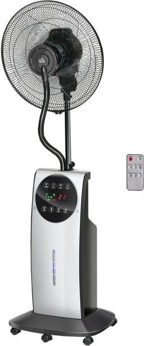 Produktbild Swisshandel24 Standventilator mit Sprühnebel 90W Kühlventilator, 3,1L Wassertank, 3 Luftmodi, Rollen, Fernbedienun