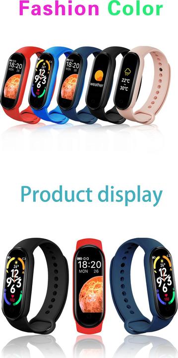 Image du produit PhoneLook Active Fitness Tracker M7 Bracelet sportif intelligent Montre connectée Bluetooth