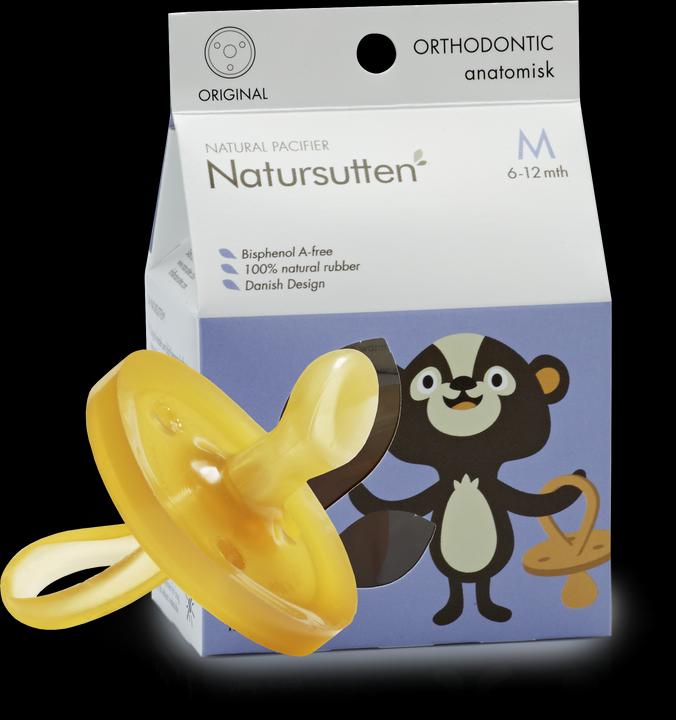 Actual product image Natursutten orthodontic round pacifier (NTS01 02639) (1 x, 6 - 12 M.)