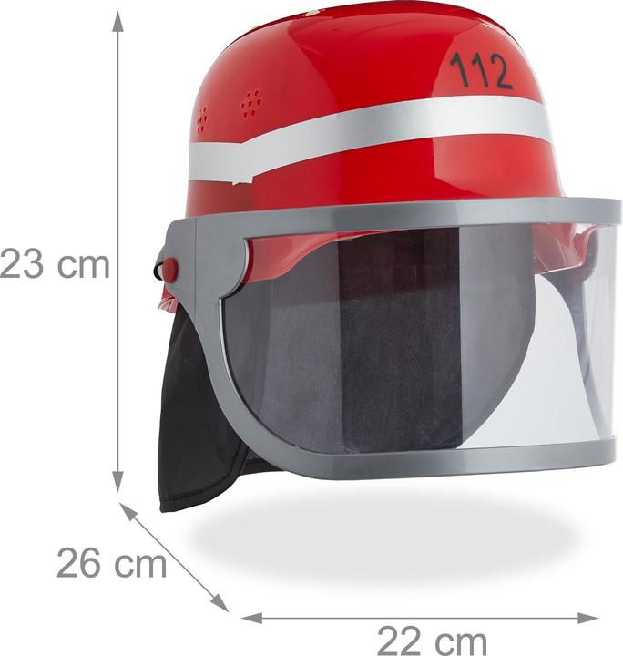 Produktbild Relaxdays Feuerwehrhelm