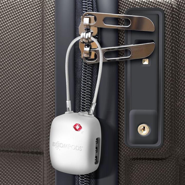 Image du produit Boompods LOCK TSA Bag Tracker Blanc (Apple)