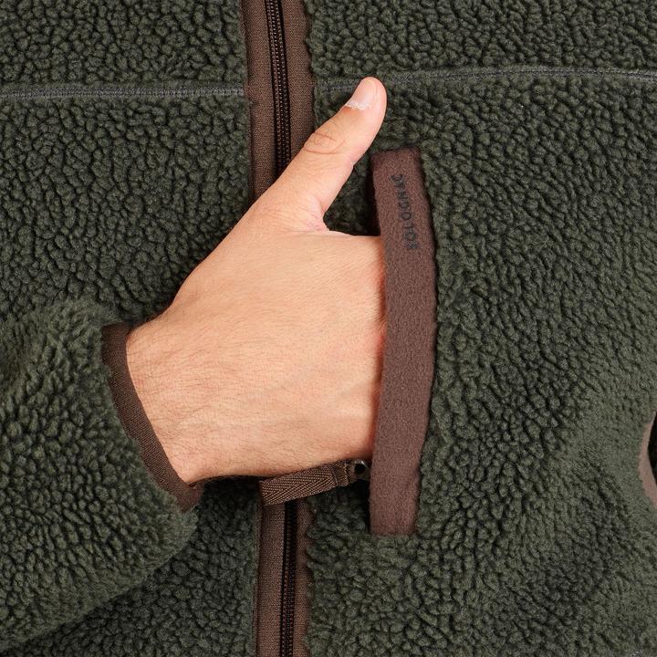 Immagine prodotto Solognac Giacca in pile 500 imbottita verde (L)