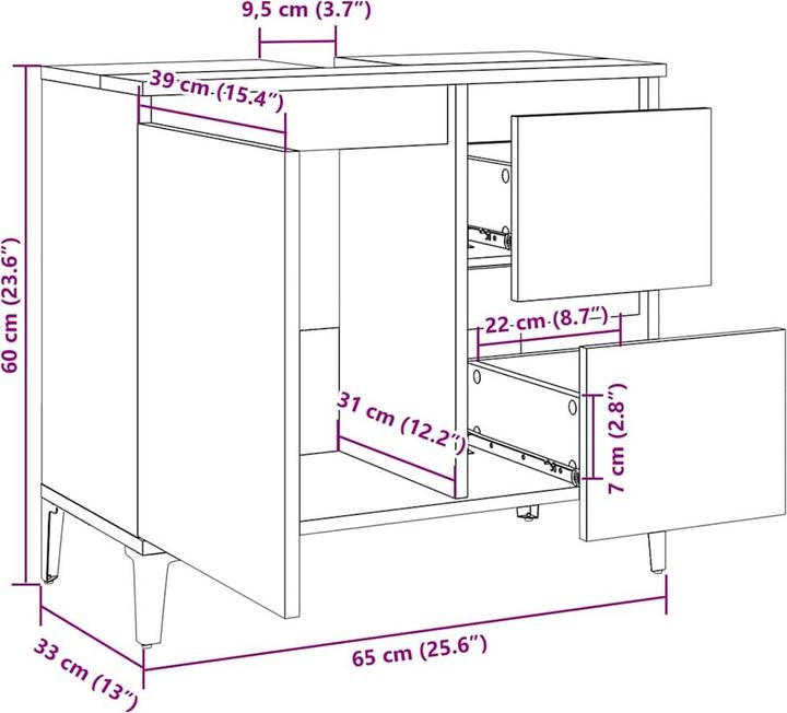 Image du produit VidaXL Ber (65 x 33 x 60 cm)