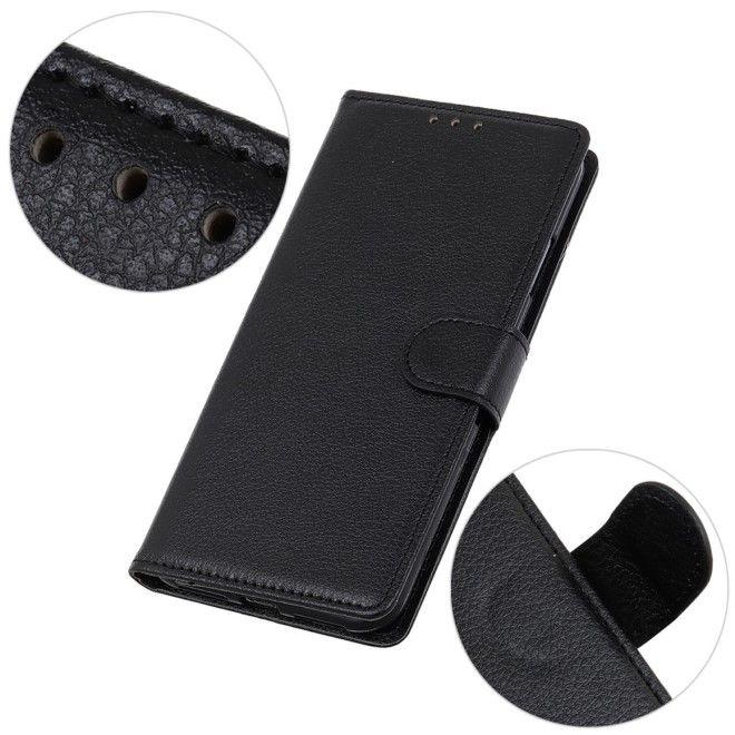 Actual product image MU Classic Litchi Leather Bookcover Series (Samsung Galaxy S24 Ultra)