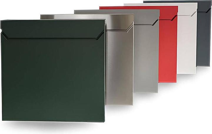 Productafbeelding SafePost 800 Brievenbus grijs-grijs. RAL9007 mat