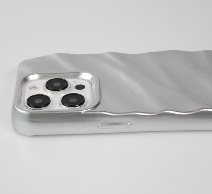 Image du produit PhoneLook Coque Silicone avec forme de vague 3D mat (Apple iPhone 15 Pro)