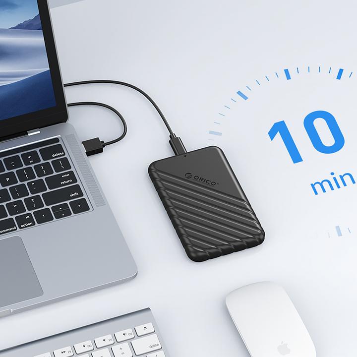 Immagine prodotto Orico HDD / SSD Enclosure 25PW1-U3 for SATA 2.5inch, microUSB 3.0, Black (2.5")