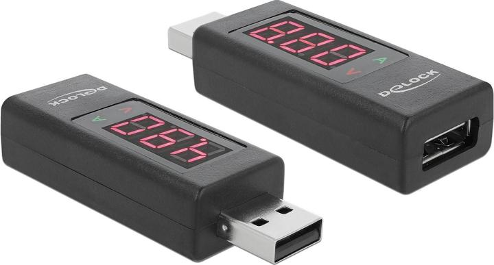 Delock Adattatore amperometro USB con display a LED (USB 2.0, 2.20 cm)