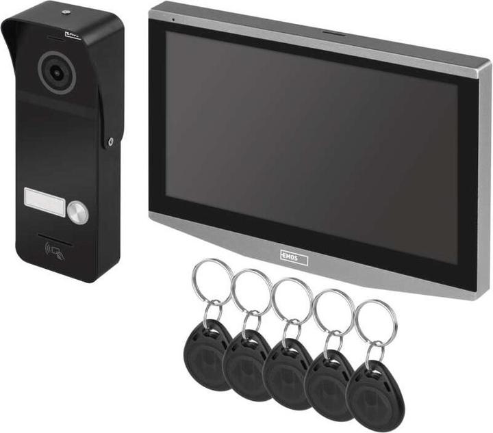 Produktbild Emos GoSmart Video-Türsprechanlage-Set IP-750A mit WiFi (Drahtgebunden)