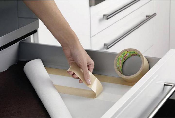 Actual product image tesa PRO NATURE laying tape, double-sided adhesive tape (50 mm)