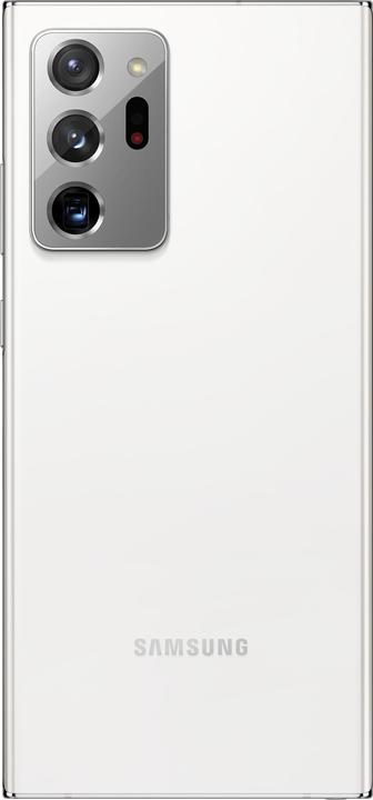 Actual product image Samsung Galaxy Note 20 Ultra DE (256 GB, Mystic White, 6.90", Hybrid Dual SIM + eSIM, 108 Mpx, 5G)