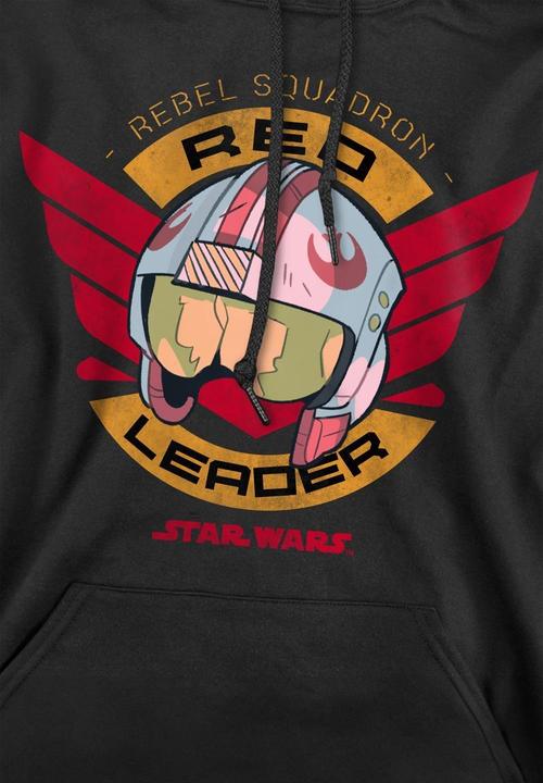 Immagine prodotto Star Wars Red Leader Felpa con Cappuccio Uomo (L)