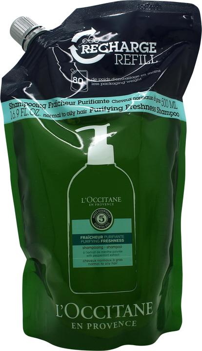 Actual product image L'Occitane ECO Recharge Shampoo Purifiant (500 ml, Liquid shampoo)