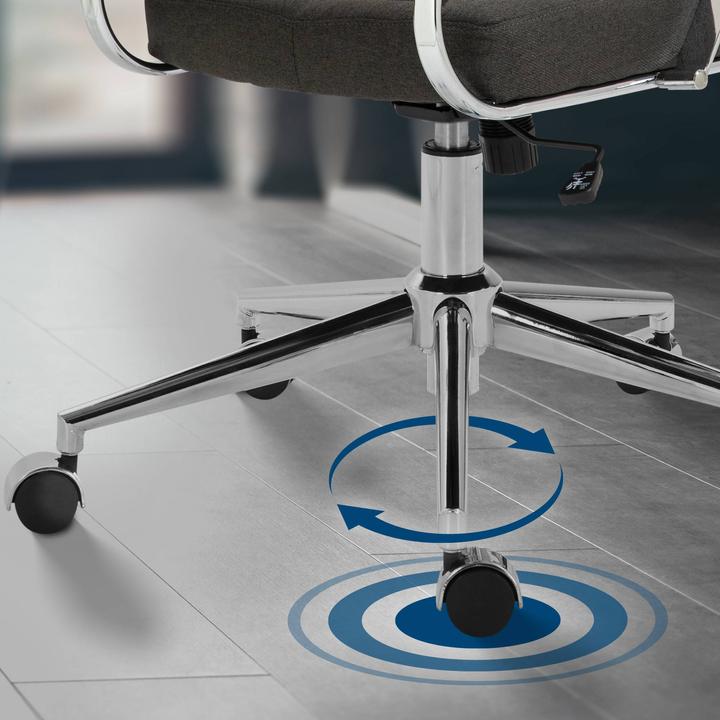 Image du produit CLP Chaise de bureau Oakland réglable en hauteur et pivotante