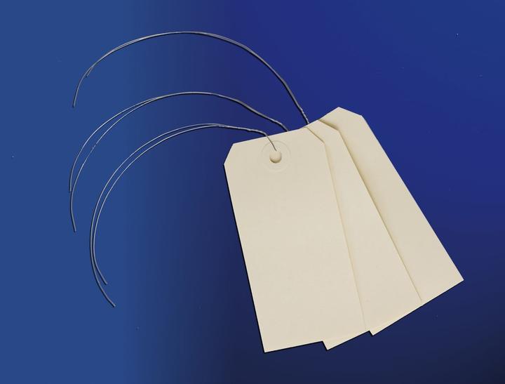 Actual product image Avery Dennison Packing handle, 100 x 51 mm, neutral, with wire