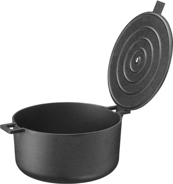 Actual product image Skeppshult Cast Iron Roaster Noir 25 cm (25 cm, Casserole + Stewpot, Cast iron)