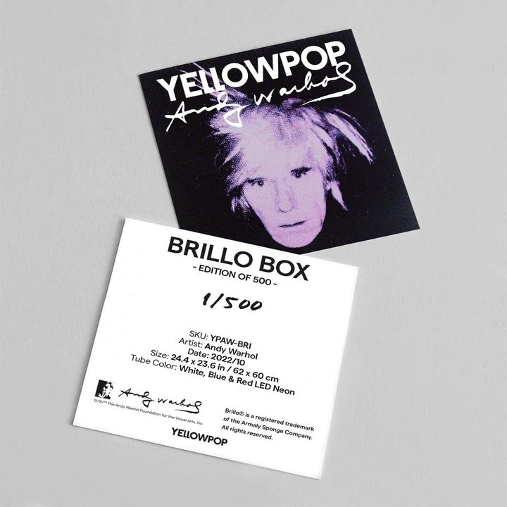 Immagine prodotto YellowPop Brillo Box di Andy Warhol