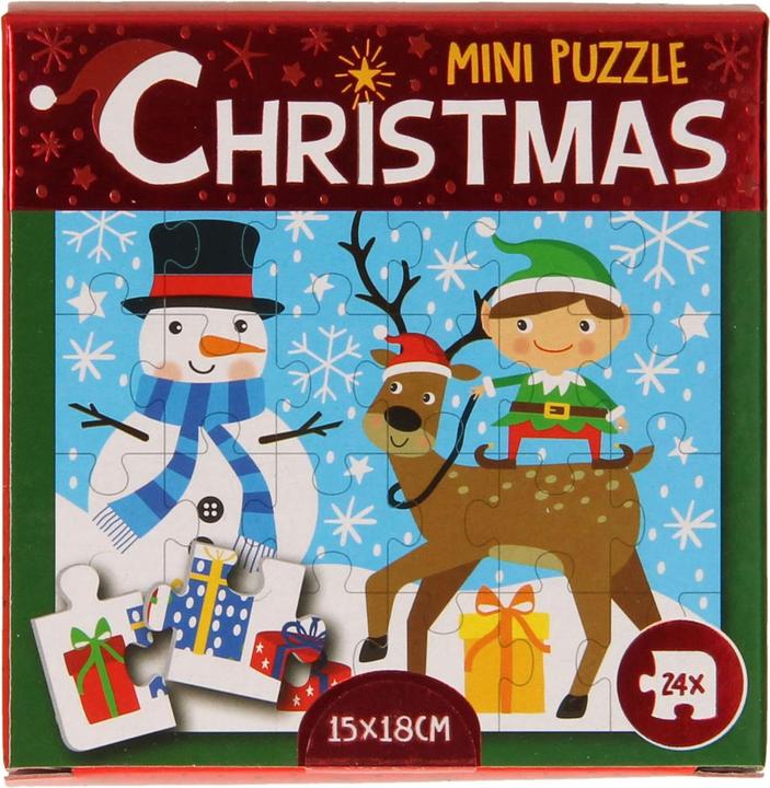 Actual product image Wins Holland Mini Christmas puzzle, 24 pieces (24 pieces)