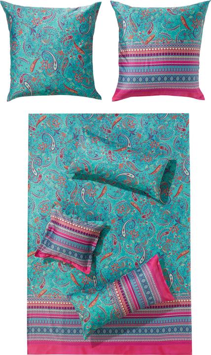 Produktbild Bassetti Mako-Satin Bettwäsche Burano S1 (Duvetbezug, 135 x 200 cm, 80 x 80 cm)