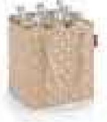 Actual product image reisenthel bottlebag metallic dots coffee