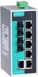 Actual product image Moxa EDS-208A-MM-ST - Unmanaged Ethernet switch with 6 10/100BaseT(X) ports